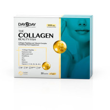 Морський колаген з комплексом вітамінів та антиоксидантів Day2Day The Collagen Beauty Fish, 30 пакетиків